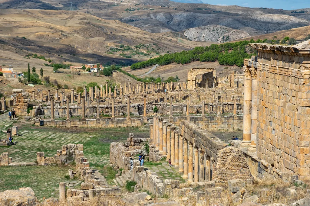 Djemila - anfiteatro vista particolare